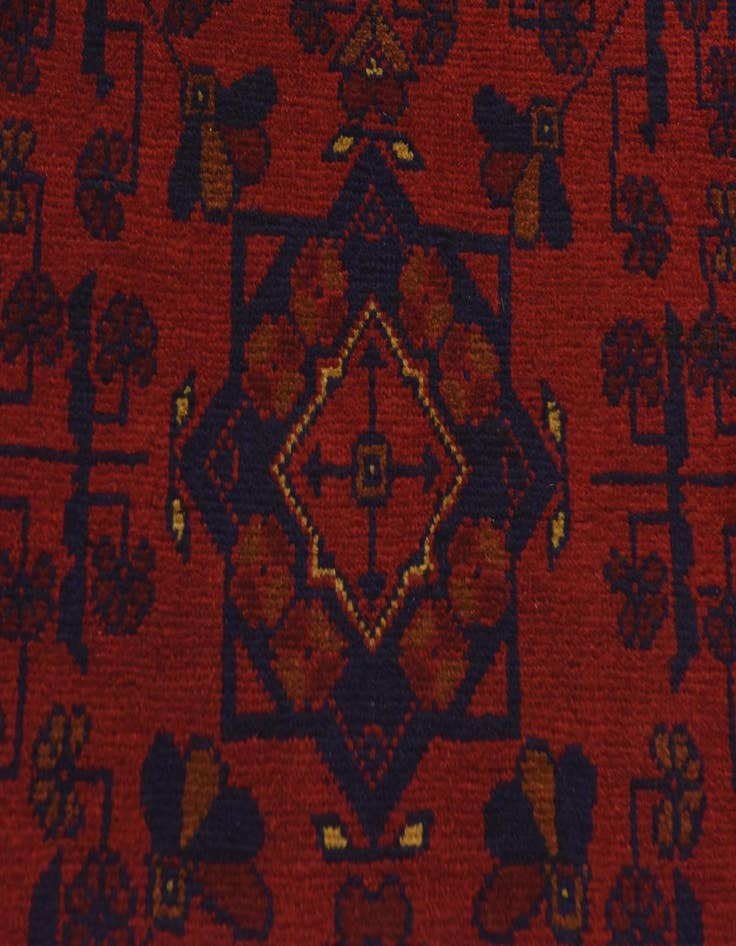 Detail image of 2' 8 x 4' 1 Hand Knotted Khal Mohammadi Wool Rug