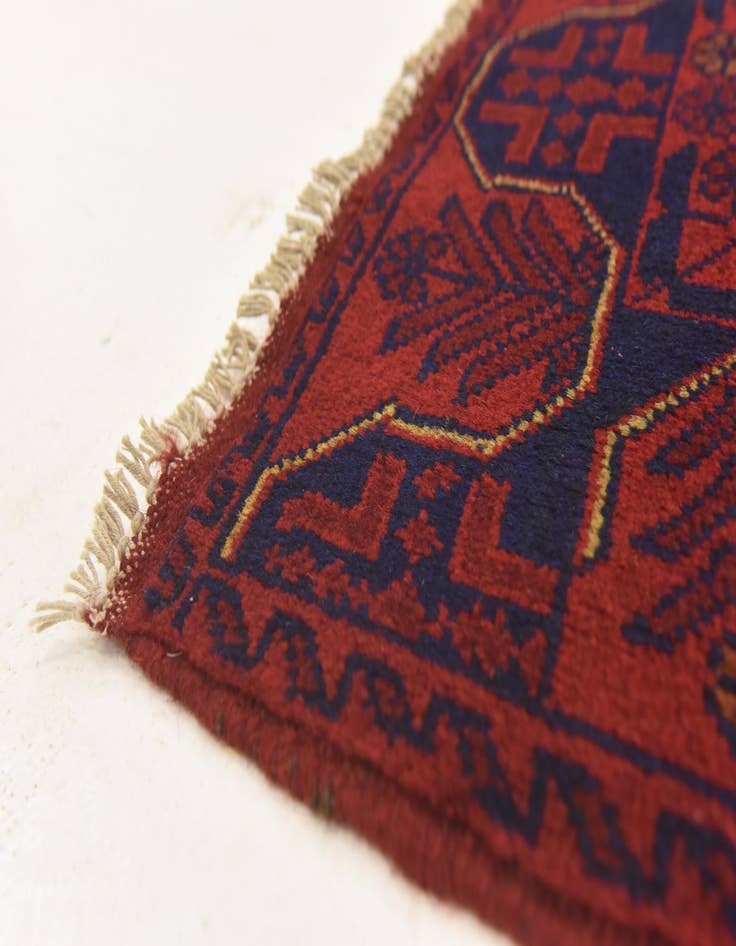 Detail image of 2' 8 x 4' 1 Hand Knotted Khal Mohammadi Wool Rug