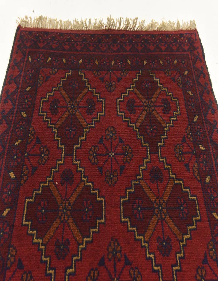 Detail image of 2' 6 x 3' 11 Hand Knotted Khal Mohammadi Wool Rug