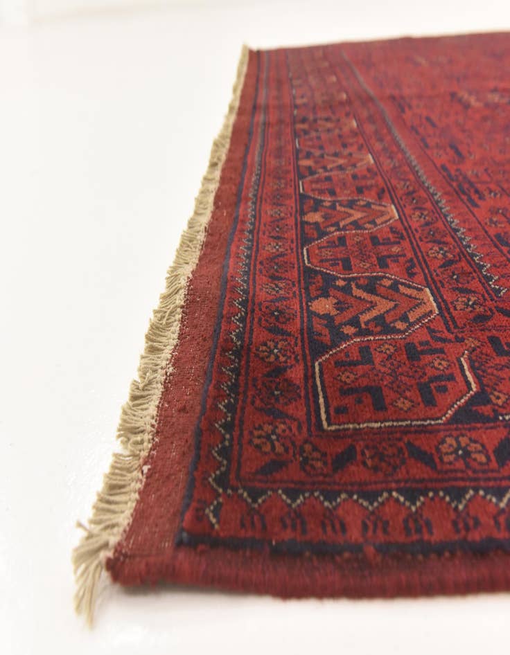 Detail image of  5' 9 x 8'  Hand Knotted Khal Mohammadi Wool Rug