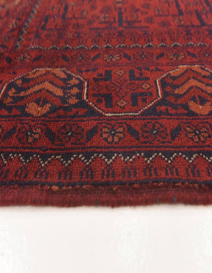 Detail image of  5' 9 x 8'  Hand Knotted Khal Mohammadi Wool Rug