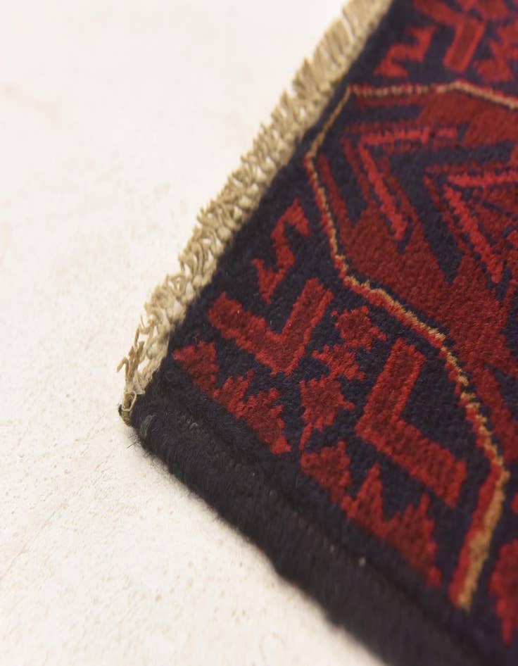 Detail image of 2' 7 x 4' 1 Hand Knotted Khal Mohammadi Wool Rug