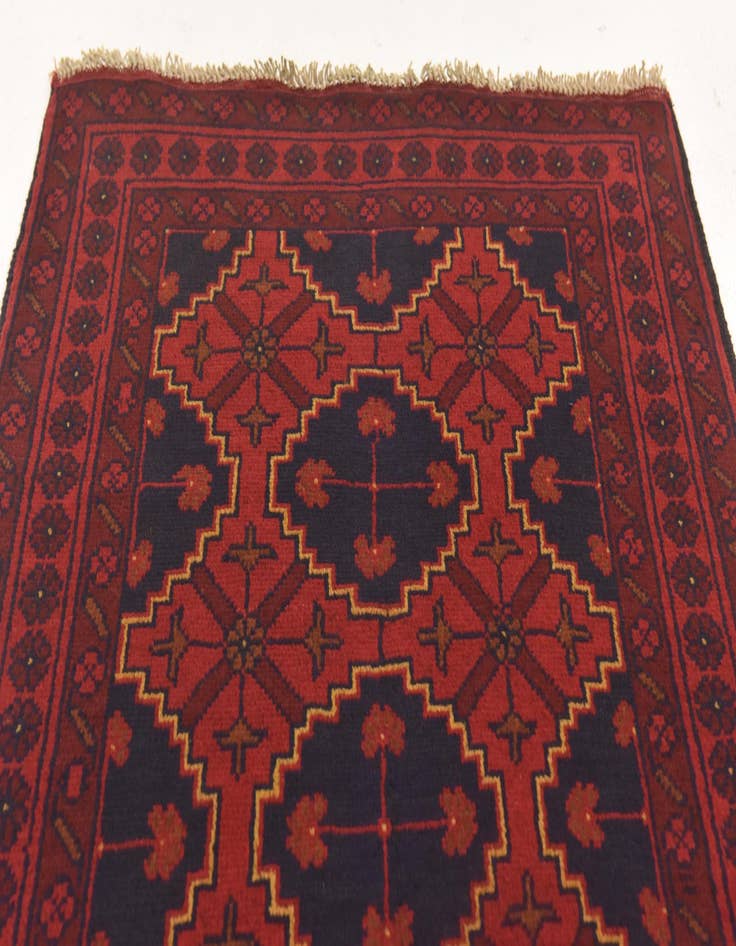 Detail image of 2' 6 x 4' Hand Knotted Khal Mohammadi Wool Rug