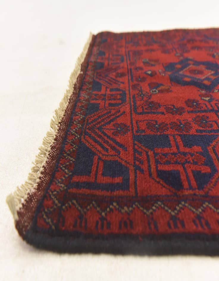 Detail image of  2' 7 x 4' 2  Hand Knotted Khal Mohammadi Wool Rug