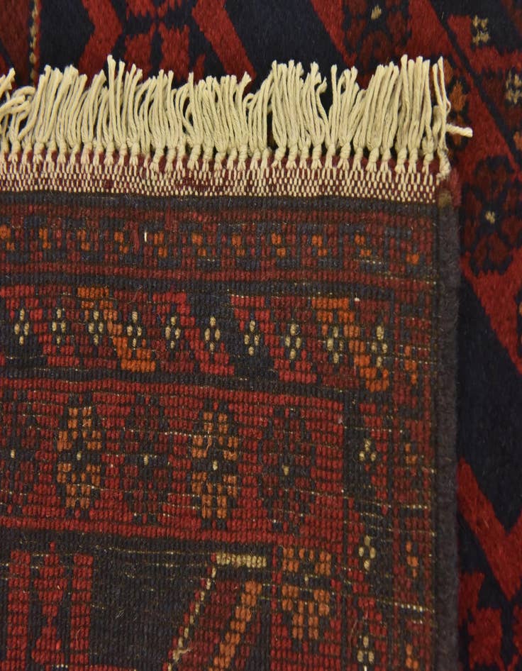 Detail image of 2' 5 x 4' Hand Knotted Khal Mohammadi Wool Rug