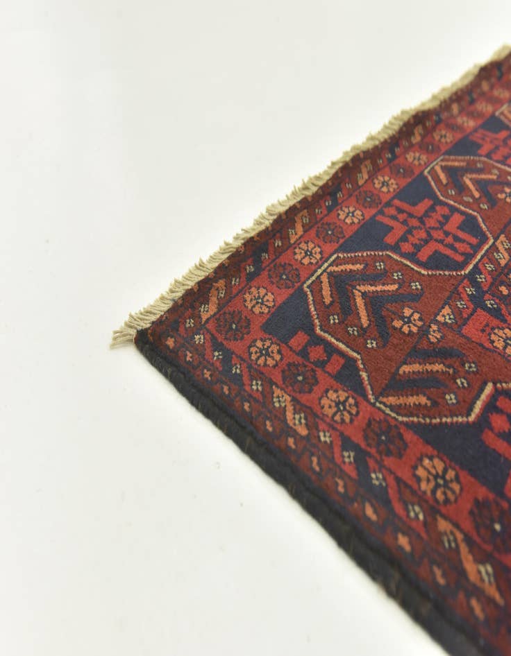 Detail image of 2' 5 x 4' Hand Knotted Khal Mohammadi Wool Rug