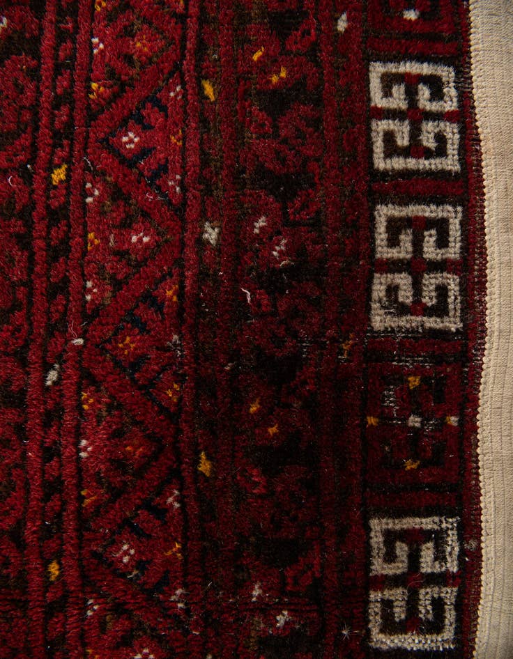 Detail image of  6' 2 x 8'  Hand Knotted Khal Mohammadi Oriental Wool Rug