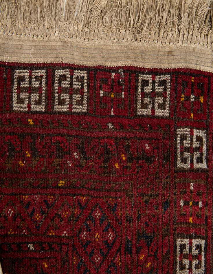 Detail image of  6' 2 x 8'  Hand Knotted Khal Mohammadi Oriental Wool Rug