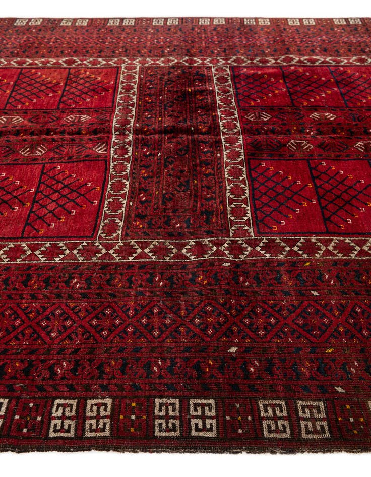 Detail image of  6' 2 x 8'  Hand Knotted Khal Mohammadi Oriental Wool Rug