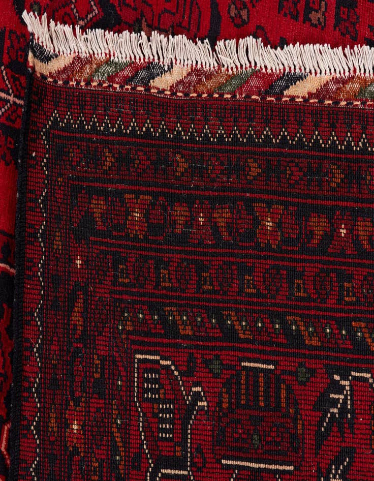 Detail image of  8' x 11' 7  Hand Knotted Khal Mohammadi Wool Rug