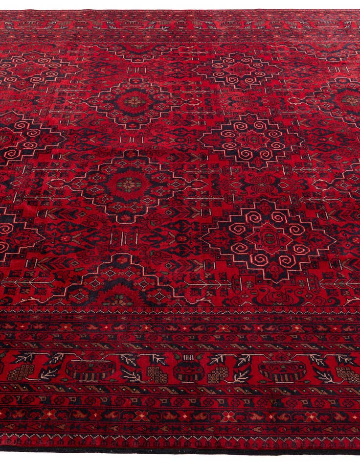 Detail image of  8' x 11' 7  Hand Knotted Khal Mohammadi Wool Rug