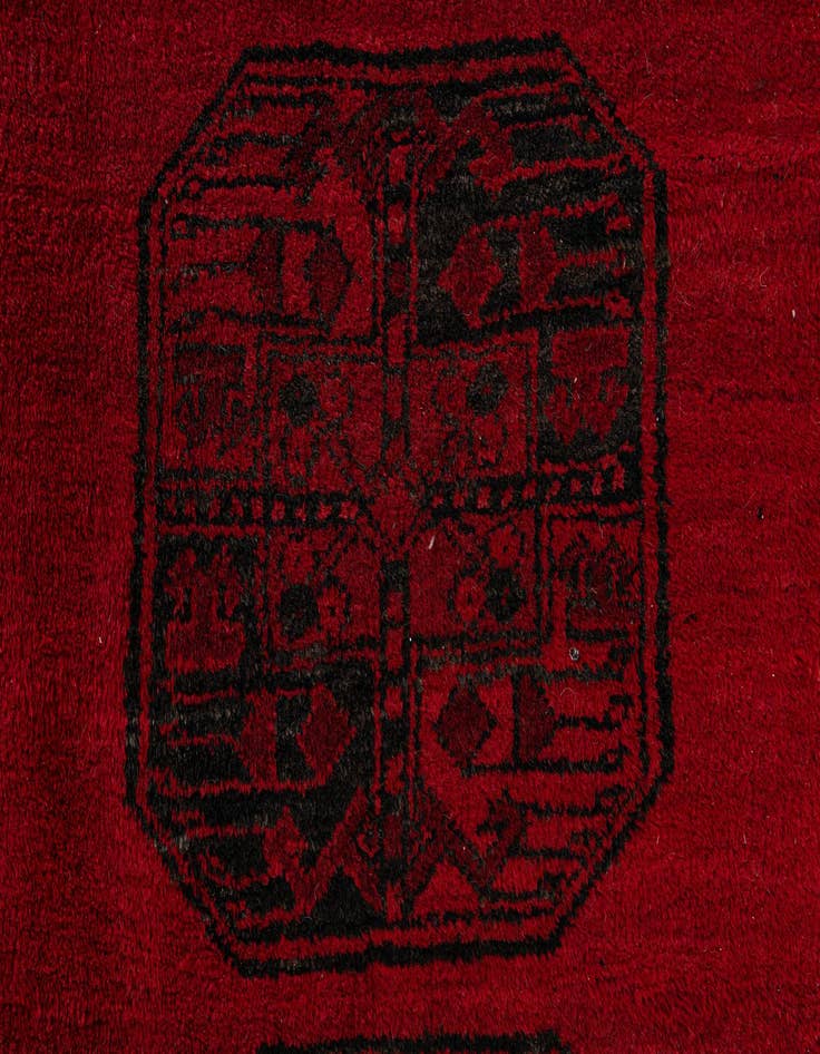 Detail image of  7' 3 x 10' 8  Hand Knotted Khal Mohammadi Wool Rug