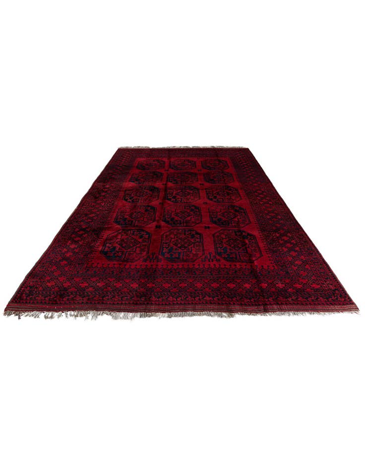 Detail image of  7' 9 x 11' 4  Hand Knotted Khal Mohammadi Wool Rug