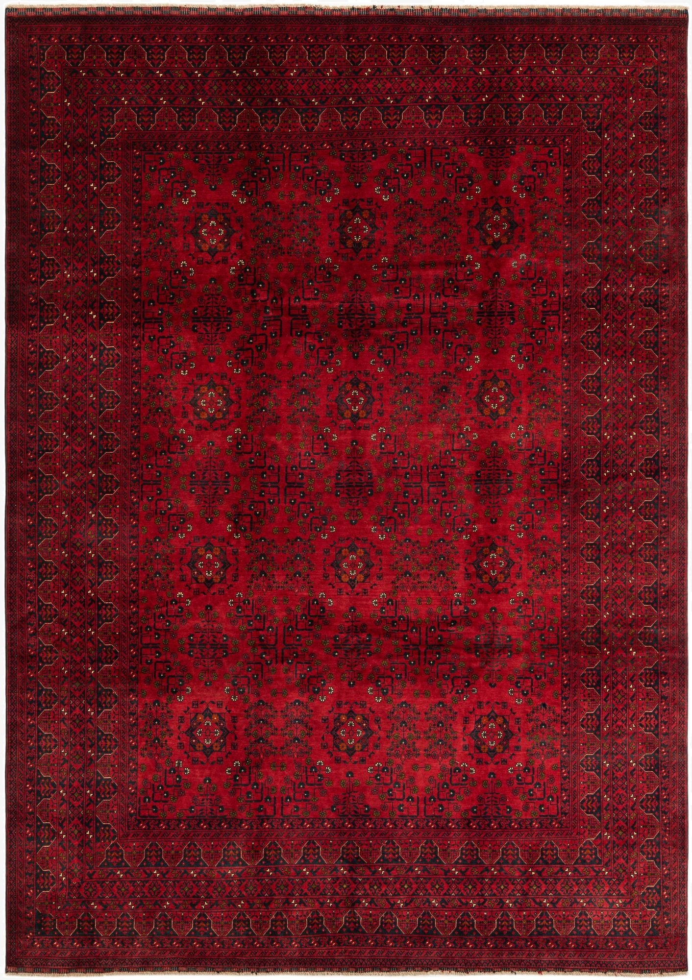  8' 3 x 11' 9  Hand Knotted Khal Mohammadi Wool Rug