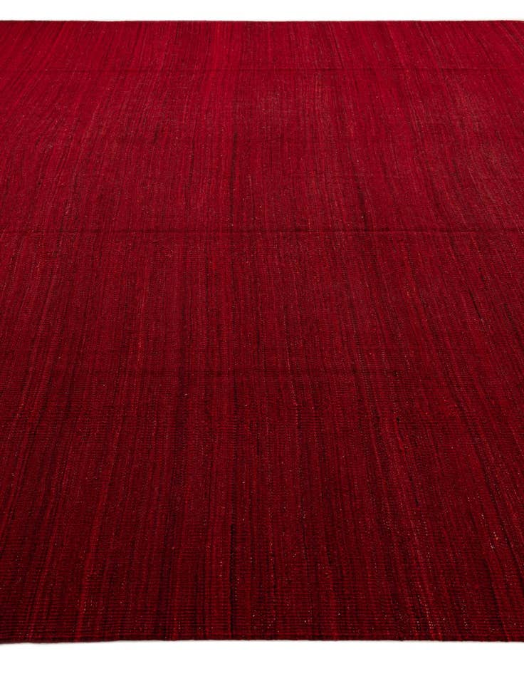 Detail image of  12' 10 x 18' 11  Hand Woven Kilim Afghan Wool Rug