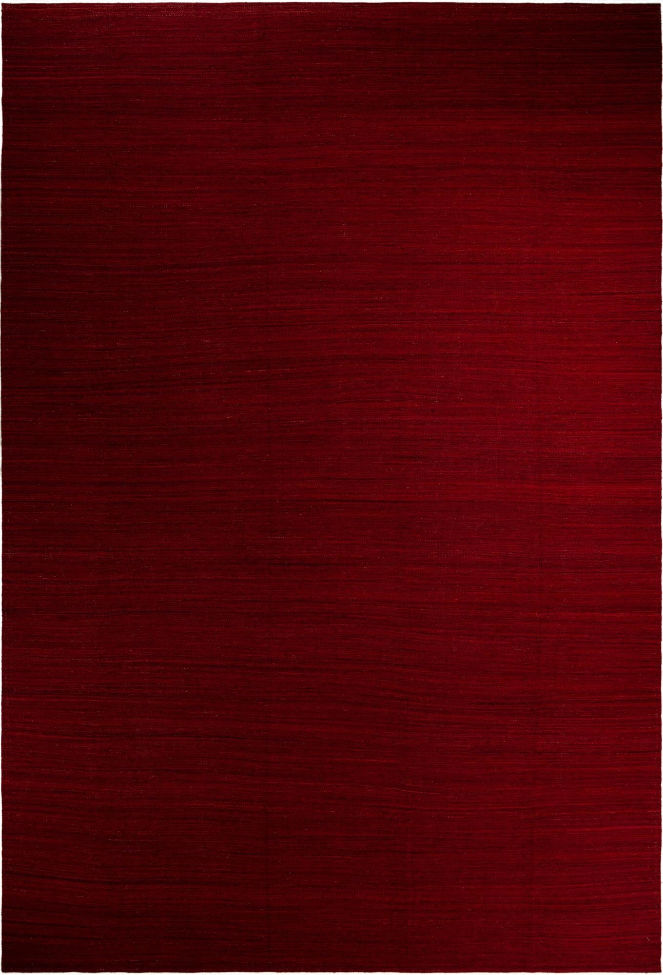  12' 10 x 18' 11  Hand Woven Kilim Afghan Wool Rug