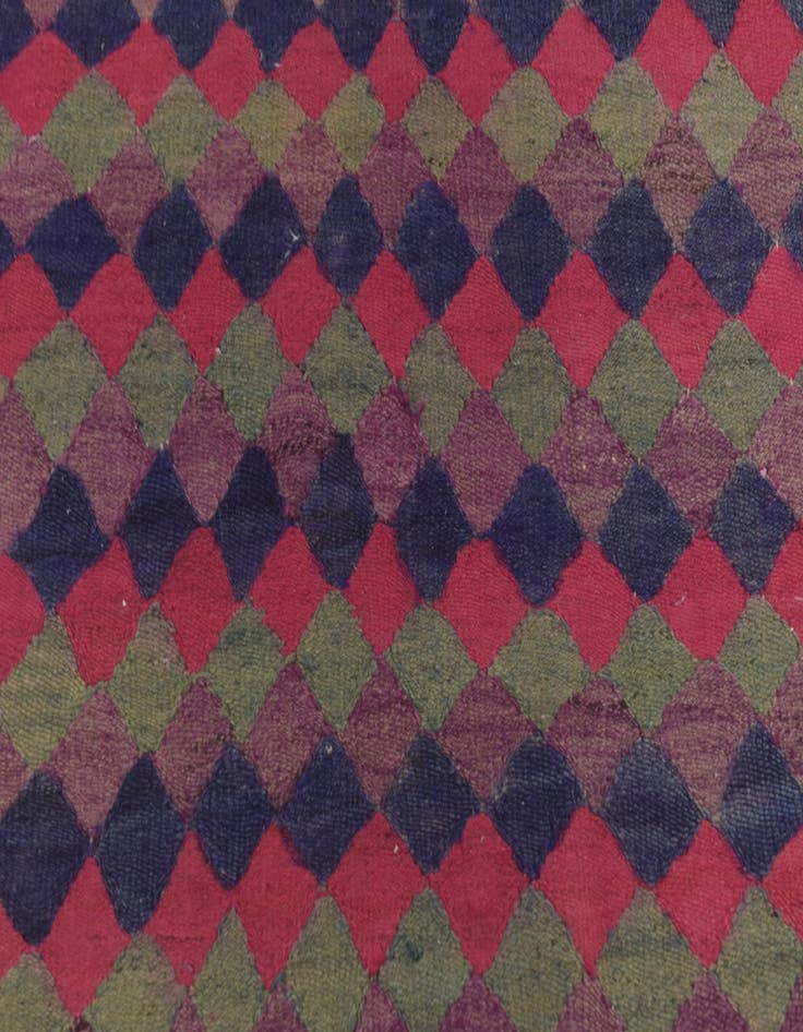 Detail image of  4' 6 x 8'  Hand Woven Kilim Fars Wool Rug