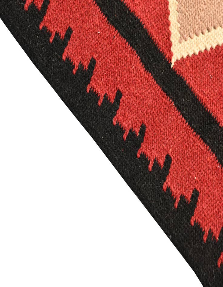 Detail image of  2' 3 x 4' 7  Hand Woven Kilim Fars Wool Rug