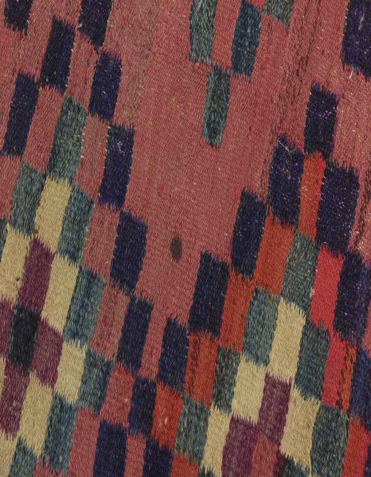 Detail image of  5' x 8' 8  Hand Woven Kilim Fars Wool Rug