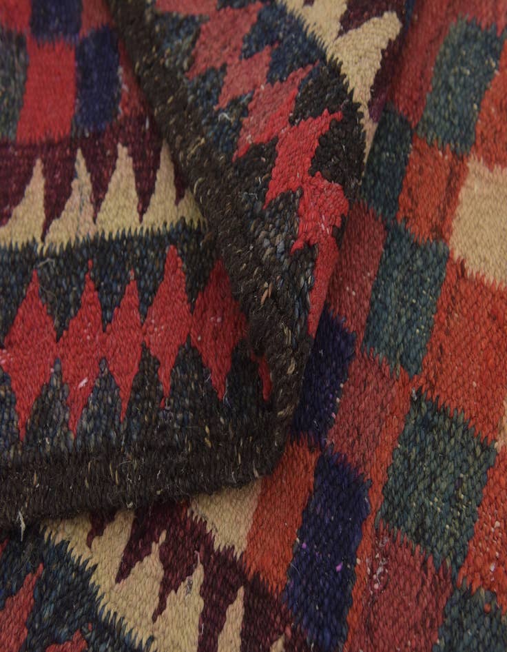 Detail image of  5' x 8' 8  Hand Woven Kilim Fars Wool Rug