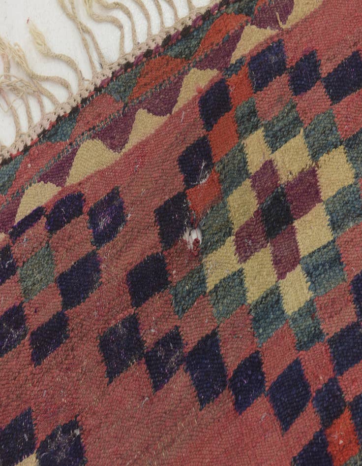 Detail image of  5' x 8' 8  Hand Woven Kilim Fars Wool Rug