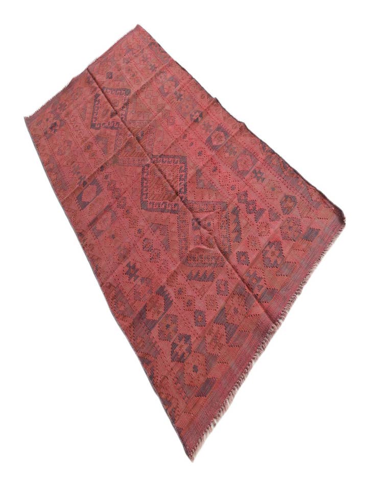 Detail image of  3' 3 x 6' 6  Hand Woven Kilim Fars Wool Rug