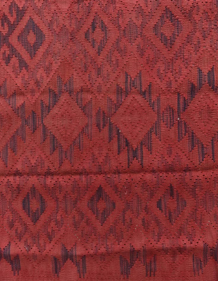 Detail image of  4' 10 x 8'  Hand Woven Kilim Fars Wool Rug