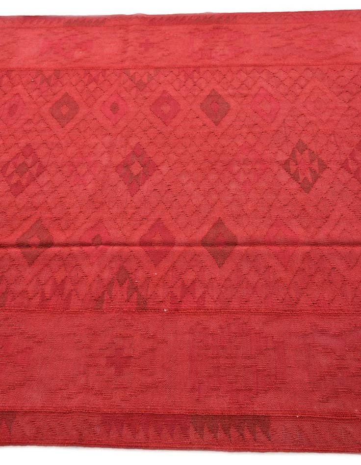 Detail image of  5' 4 x 8'  Hand Woven Kilim Fars Rug