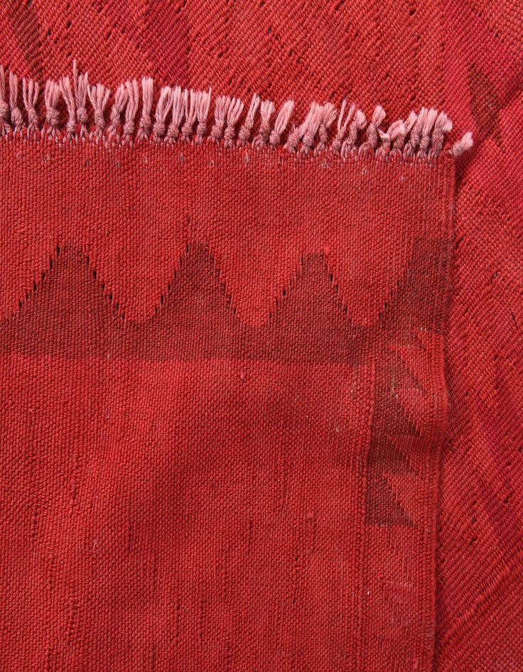 Detail image of  5' 4 x 8'  Hand Woven Kilim Fars Rug