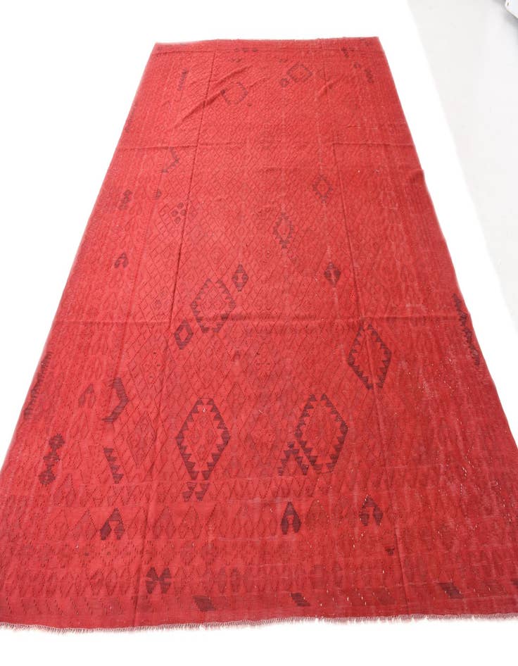 Detail image of  8' 7 x 11' 3  Hand Woven Kilim Fars Rug