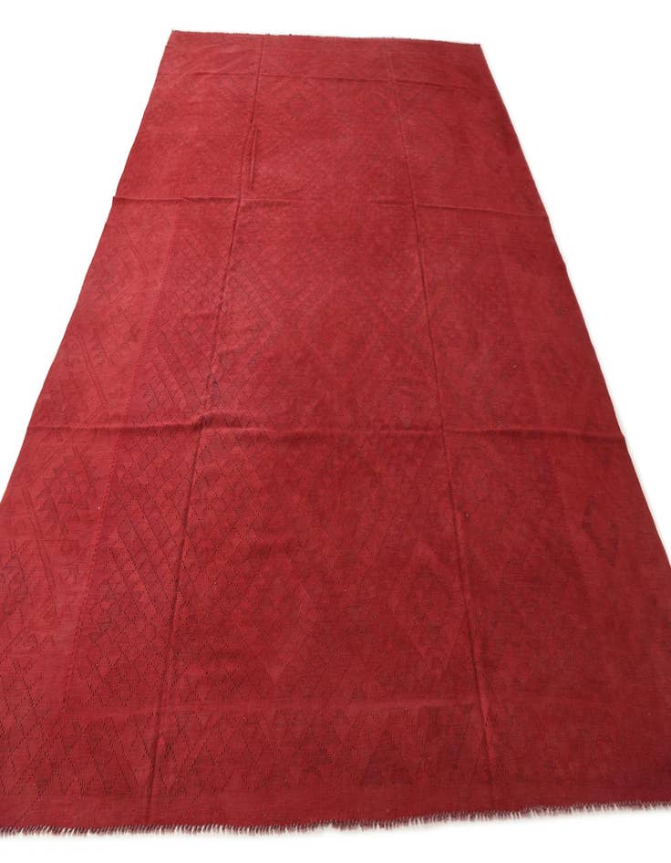 Detail image of  9' 7 x 12' 7  Hand Woven Kilim Fars Wool Rug