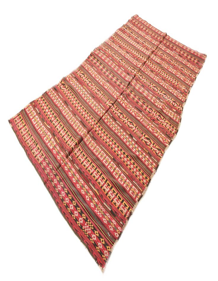 Detail image of  5' 5 x 10' 3  Hand Woven Kilim Fars Wool Rug