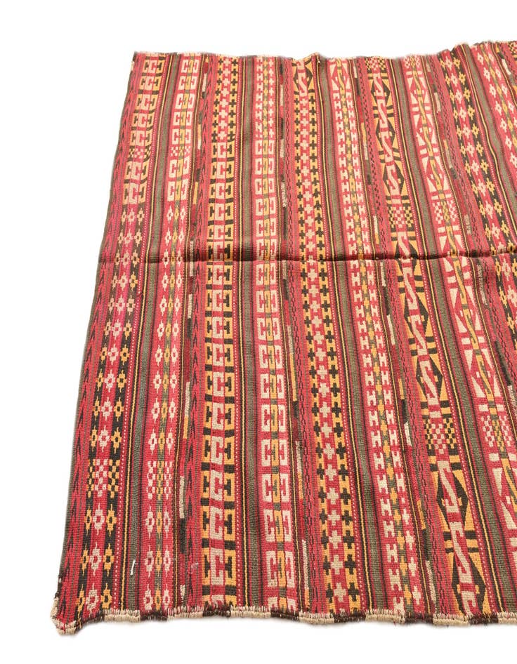 Detail image of  5' 5 x 10' 3  Hand Woven Kilim Fars Wool Rug