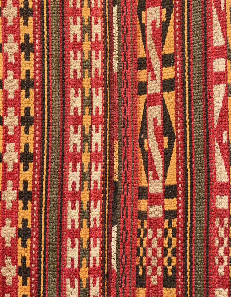 Detail image of  5' 5 x 10' 3  Hand Woven Kilim Fars Wool Rug