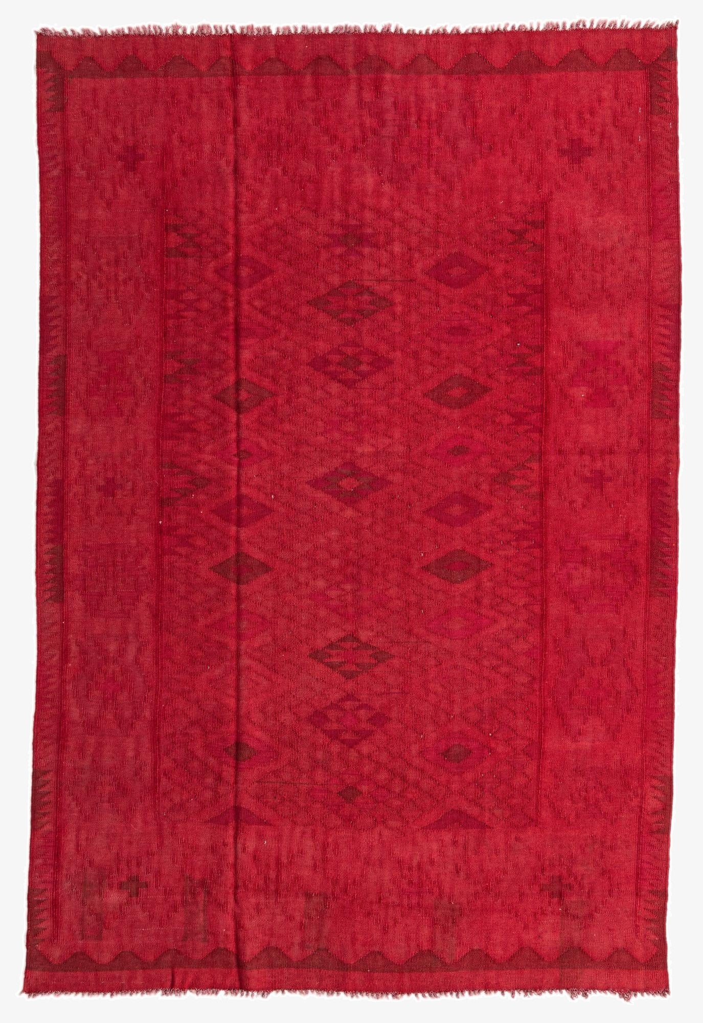  5' 4 x 8'  Hand Woven Kilim Fars Rug