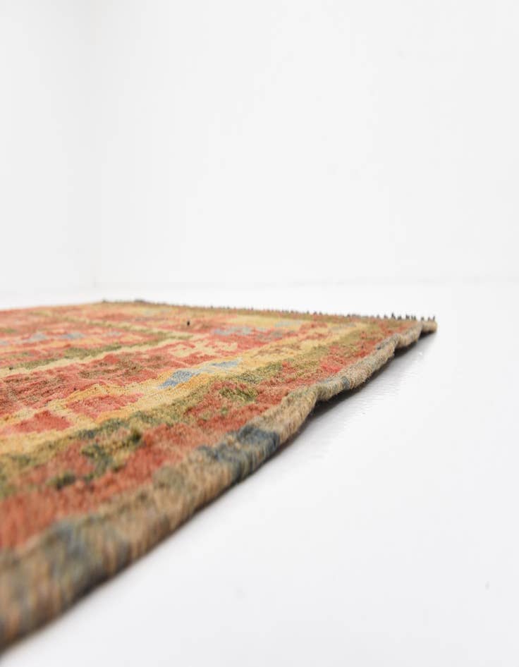 Detail image of  3' 7 x 6' 5  Hand Woven Kilim Maymana Wool Rug