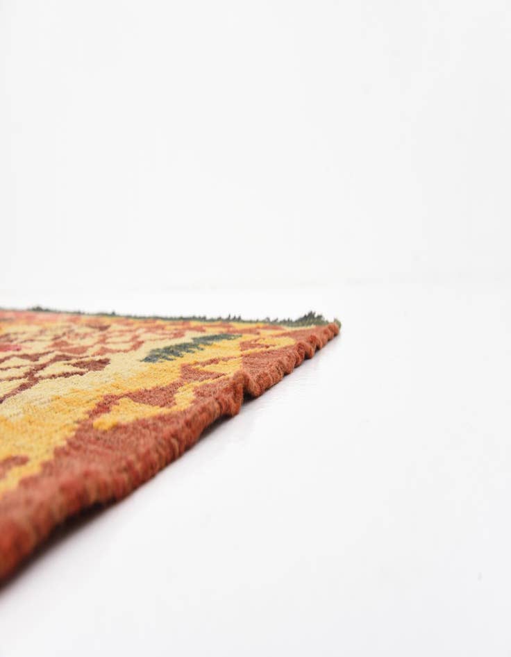 Detail image of  3' 4 x 6' 3  Hand Woven Kilim Maymana Wool Rug