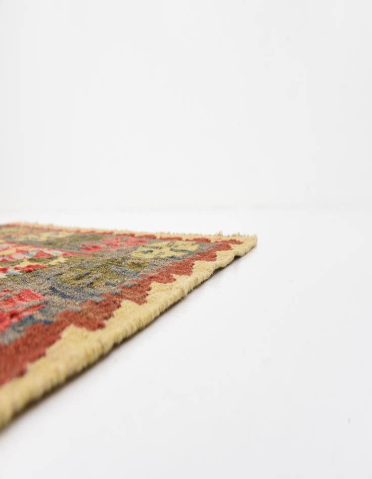 Detail image of  3' 2 x 6' 3  Hand Woven Kilim Maymana Wool Rug