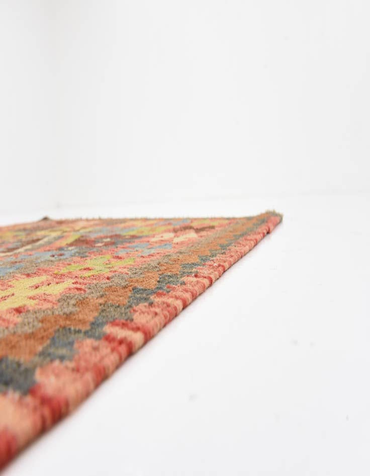 Detail image of  3' 3 x 6' 3  Hand Woven Kilim Maymana Wool Rug