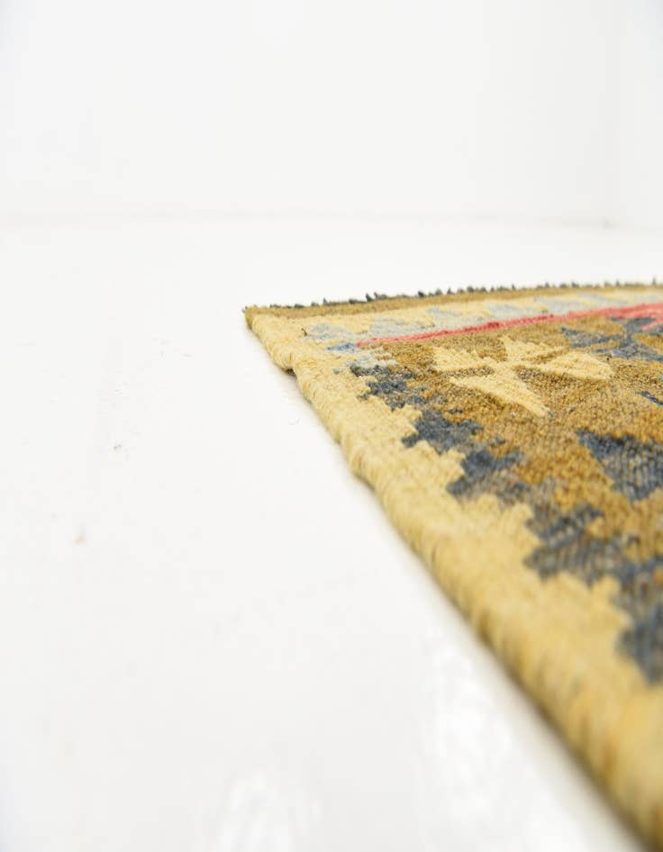 Detail image of  3' 3 x 5'  Hand Woven Kilim Maymana Wool Rug