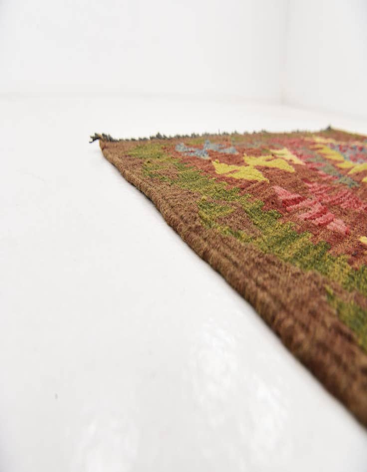 Detail image of  3' 4 x 5' 7  Hand Woven Kilim Maymana Wool Rug