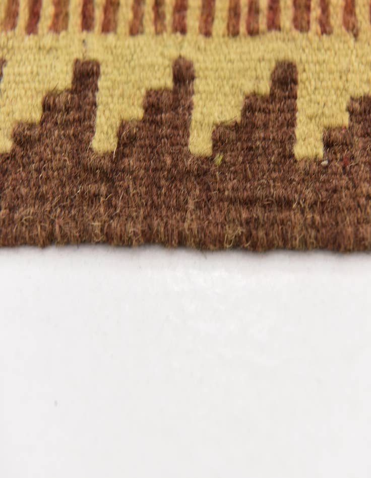 Detail image of  3' 4 x 6' 3  Hand Woven Kilim Maymana Wool Rug