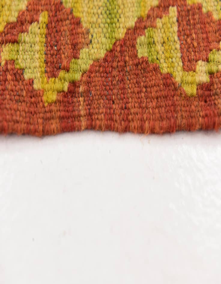 Detail image of  3' 4 x 6' 3  Hand Woven Kilim Maymana Wool Rug