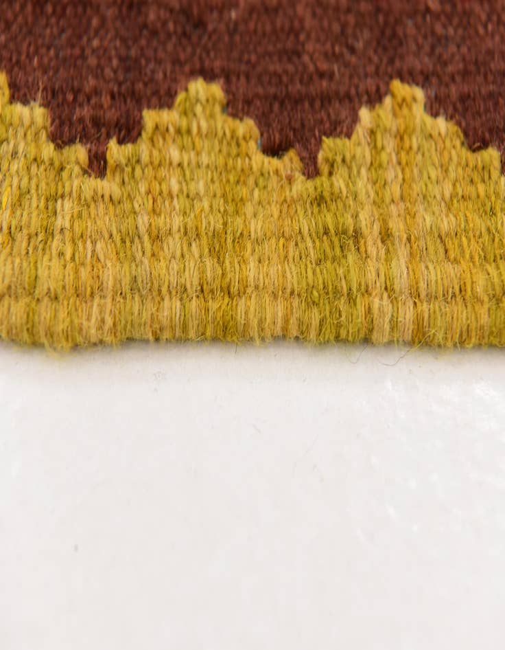 Detail image of  3' 3 x 6' 5  Hand Woven Kilim Maymana Wool Rug