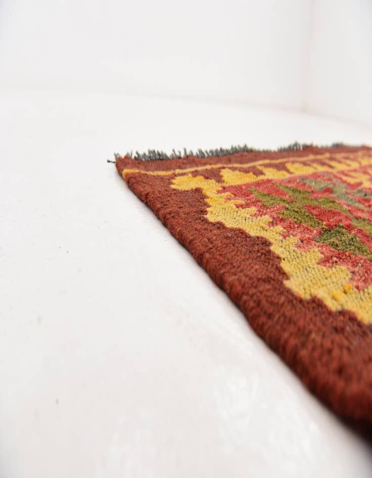 Detail image of 3' 5 x 6' 2 Hand Woven Kilim Maymana Wool Rug