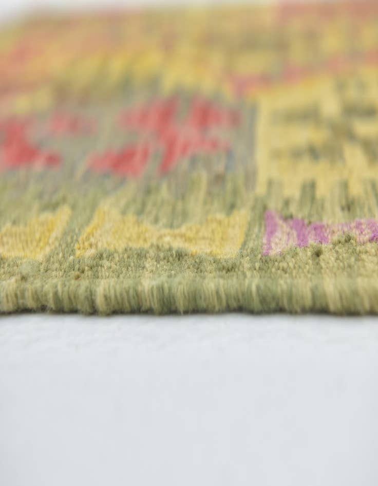 Detail image of  3' 3 x 5'  Hand Woven Kilim Maymana Wool Rug