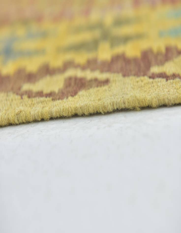 Detail image of  3' 3 x 5'  Hand Woven Kilim Maymana Wool Rug