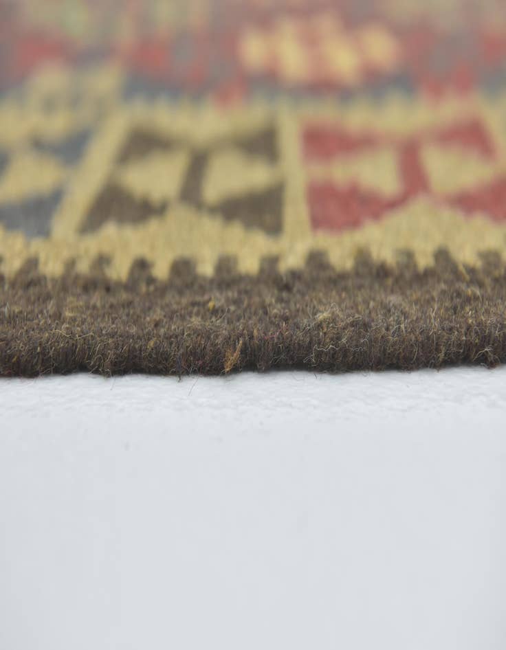 Detail image of  5' x 8' 6  Hand Woven Kilim Maymana Wool Rug