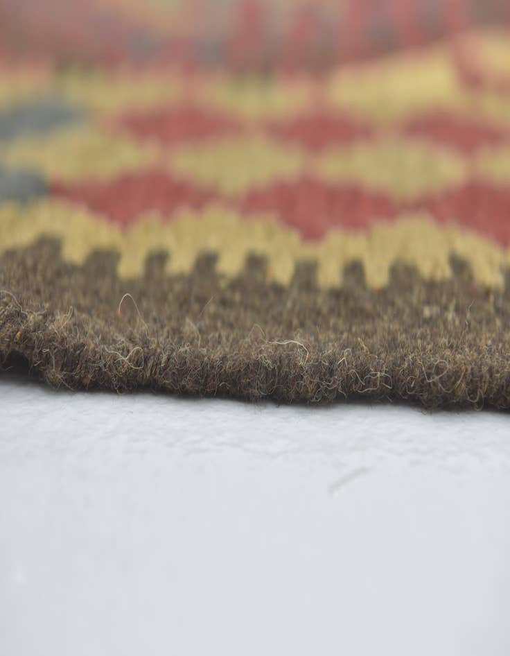 Detail image of  5' 2 x 8'  Hand Woven Kilim Maymana Wool Rug