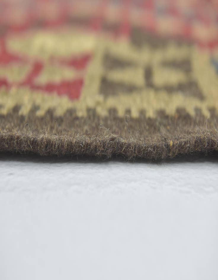 Detail image of  4' 9 x 8' 2  Hand Woven Kilim Maymana Wool Rug